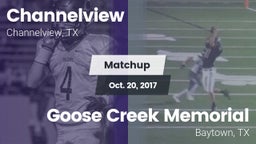 Matchup: Channelview vs. Goose Creek Memorial  2017