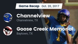 Recap: Channelview  vs. Goose Creek Memorial  2017