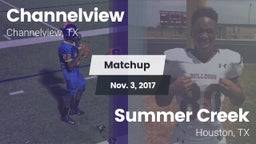 Matchup: Channelview vs. Summer Creek  2017