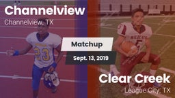 Matchup: Channelview vs. Clear Creek  2019