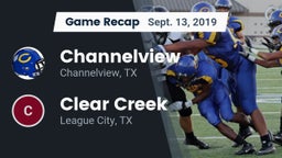 Recap: Channelview  vs. Clear Creek  2019