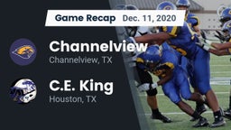 Recap: Channelview  vs. C.E. King  2020