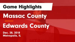 Massac County  vs Edwards County  Game Highlights - Dec. 28, 2018