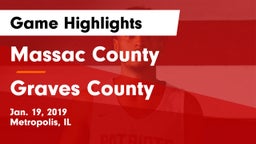 Massac County  vs Graves County  Game Highlights - Jan. 19, 2019