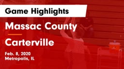 Massac County  vs Carterville  Game Highlights - Feb. 8, 2020