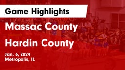 Massac County  vs Hardin County  Game Highlights - Jan. 6, 2024