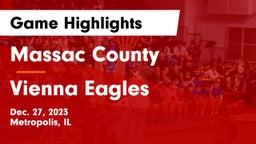 Massac County  vs Vienna Eagles Game Highlights - Dec. 27, 2023