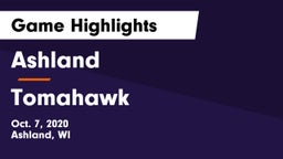 Ashland  vs Tomahawk  Game Highlights - Oct. 7, 2020