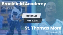 Matchup: Brookfield Academy  vs. St. Thomas More  2017