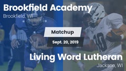 Matchup: Brookfield Academy  vs. Living Word Lutheran  2019