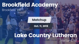 Matchup: Brookfield Academy  vs. Lake Country Lutheran  2019