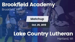 Matchup: Brookfield Academy  vs. Lake Country Lutheran  2019