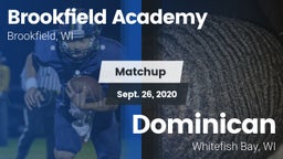 Matchup: Brookfield Academy  vs. Dominican  2020