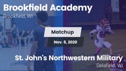 Matchup: Brookfield Academy  vs. St. John's Northwestern Military  2020