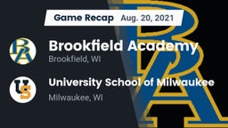 Recap: Brookfield Academy  vs. University School of Milwaukee 2021