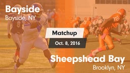 Matchup: Bayside vs. Sheepshead Bay  2016