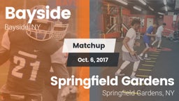 Matchup: Bayside vs. Springfield Gardens  2017