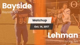 Matchup: Bayside vs. Lehman  2017