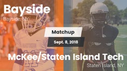 Matchup: Bayside vs. McKee/Staten Island Tech 2018