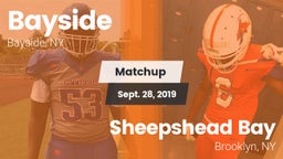 Matchup: Bayside vs. Sheepshead Bay  2019