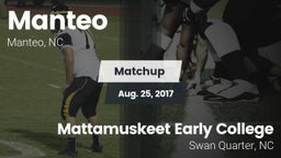Matchup: Manteo vs. Mattamuskeet Early College  2017