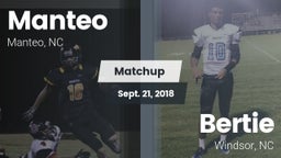Matchup: Manteo vs. Bertie  2018