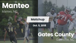 Matchup: Manteo vs. Gates County  2018