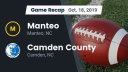 Recap: Manteo  vs. Camden County  2019