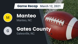 Recap: Manteo  vs. Gates County  2021