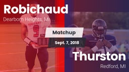 Matchup: Robichaud vs. Thurston  2018