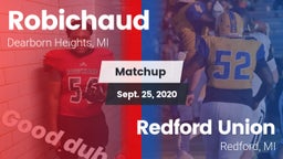 Matchup: Robichaud vs. Redford Union  2020
