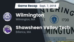 Recap: Wilmington  vs. Shawsheen Valley Tech  2018