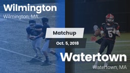 Matchup: Wilmington vs. Watertown  2018