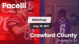 Matchup: Pacelli vs. Crawford County  2017