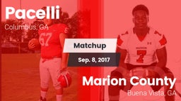 Matchup: Pacelli vs. Marion County  2017