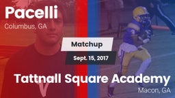 Matchup: Pacelli vs. Tattnall Square Academy  2017