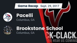 Recap: Pacelli  vs. Brookstone School 2017