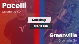 Matchup: Pacelli vs. Greenville  2017