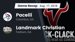 Recap: Pacelli  vs. Landmark Christian  2018