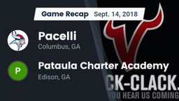 Recap: Pacelli  vs. Pataula Charter Academy 2018