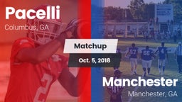 Matchup: Pacelli vs. Manchester  2018