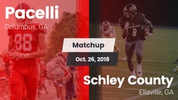 Matchup: Pacelli vs. Schley County  2018