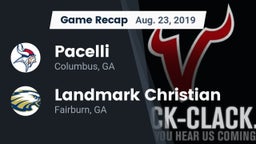 Recap: Pacelli  vs. Landmark Christian  2019