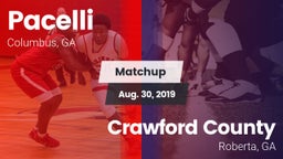 Matchup: Pacelli vs. Crawford County  2019