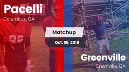 Matchup: Pacelli vs. Greenville  2019