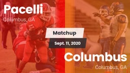 Matchup: Pacelli vs. Columbus  2020