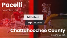 Matchup: Pacelli vs. Chattahoochee County  2020