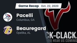 Recap: Pacelli  vs. Beauregard  2020