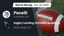 Recap: Pacelli  vs. Eagle's Landing Christian Academy  2020