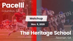 Matchup: Pacelli vs. The Heritage School 2020